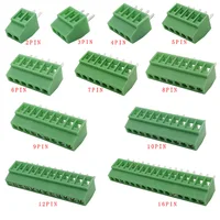 5/10pcs KF128 2.54mm 0.1" Pitch Mini PCB Screw Terminal Block Connector for Wires 2P 3P 4P 5P 6P 7P 8P 9P 10P 12P 16P Terminal - Image 6