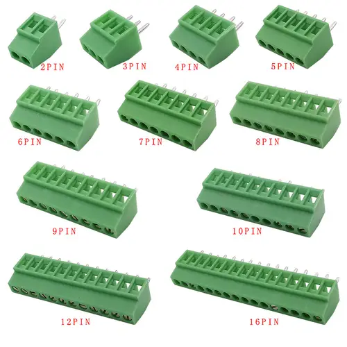 5/10pcs KF128 2.54mm 0.1" Pitch Mini PCB Screw Terminal Block Connector for Wires 2P 3P 4P 5P 6P 7P 8P 9P 10P 12P 16P Terminal - Image 6