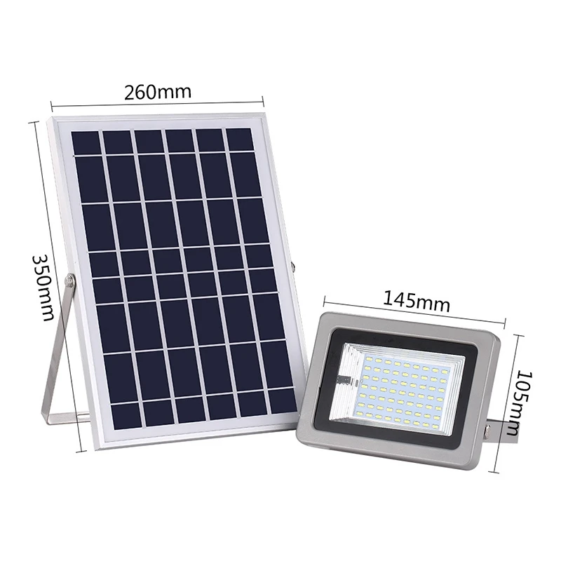 63LED 5730 Solar Powered Flood Light Sensor Outdoor Garden Path Street Spotlight Security Lamp Waterproof - Цвет: 63LED