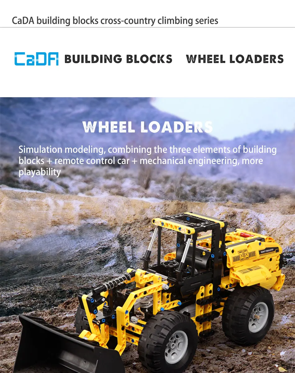 Blocos de Construção do Carro para a Técnica Brinquedos para Meninos Cada Roda Carregador Caminhão Controle Remoto Energia Tijolos 491 Pçs rc 2 blocos de construção do carro para a