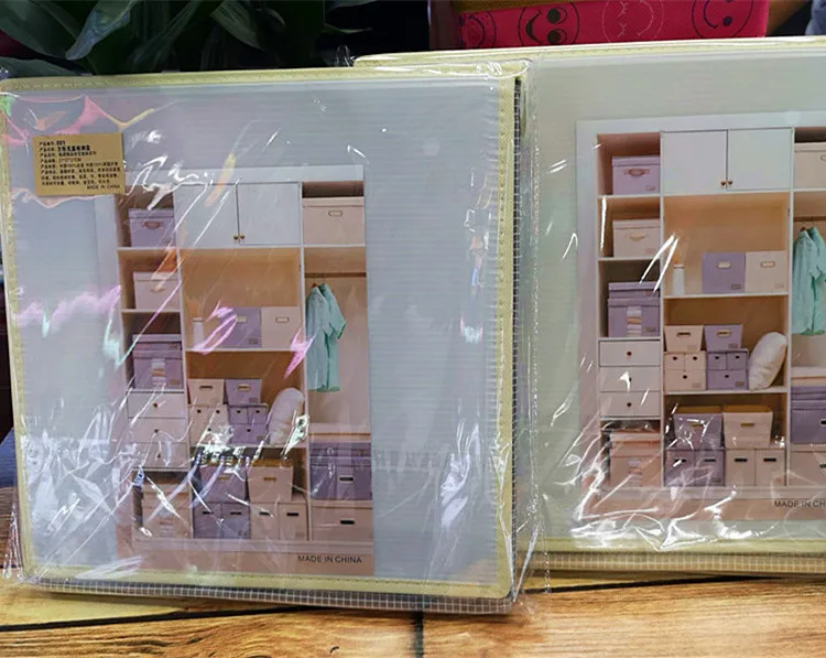New Style Storage Box Oxford Cloth Storage Box Nonwoven Fabric Foldable Storage Box