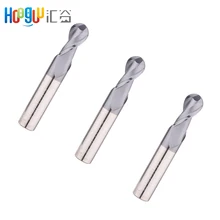 

HRC50 2 Flutes Ball Nose End Mill Tungsten Carbide Cutter CNC Router Bit Milling Tool With 50mm