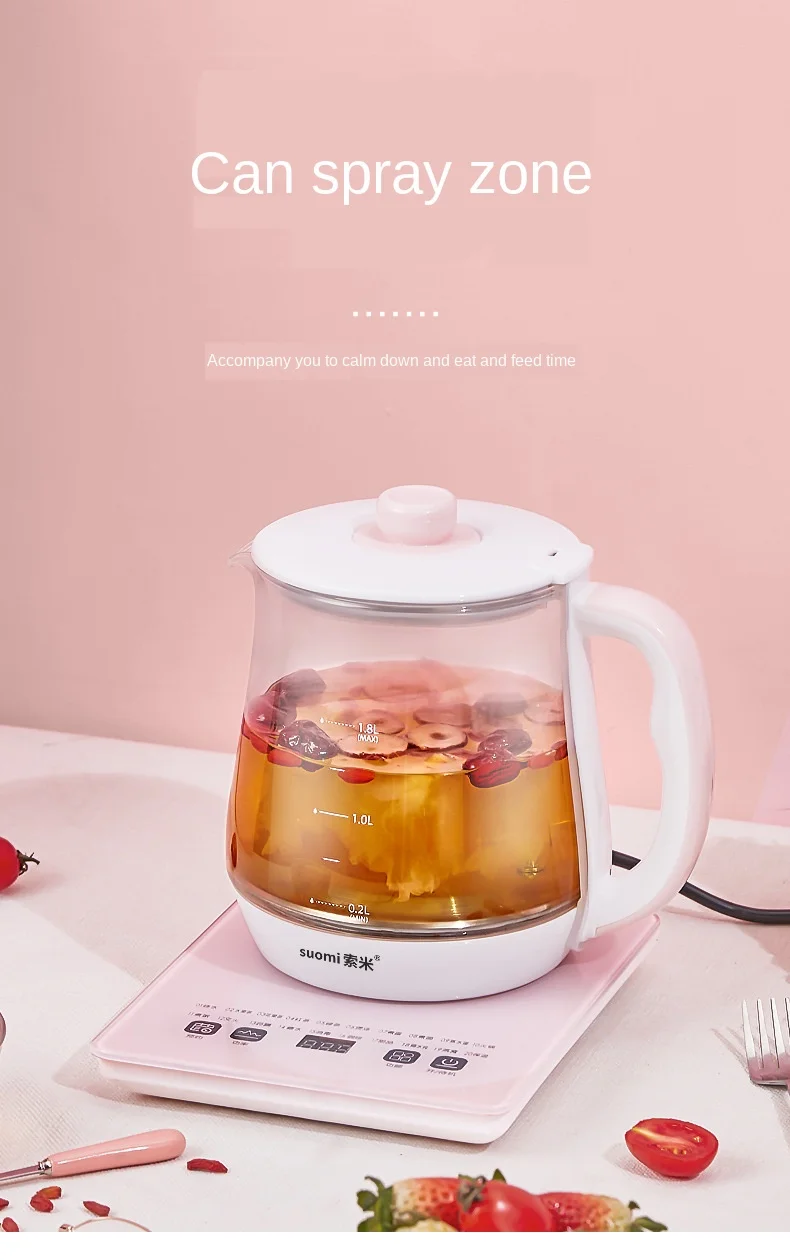 

Health Pot Multi-Function Thick Borosilicate Glass Stew, Soup, Medicine, Tea Boiling Water, Hot Pot