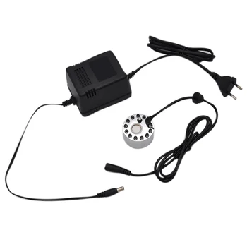 

Color Changing Ultrasonic Mist Maker Fogger Water Fountain Pond Atomizer Air Humidifier 12 LED with EU Plug