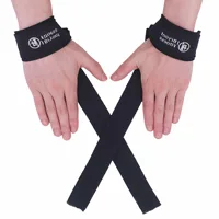 Fitness Lifting Wrist Strap Brace for Weightlifting Crossfit Bodybuilding Support Kettlebell Dumbbell Weights Strength Workout 2