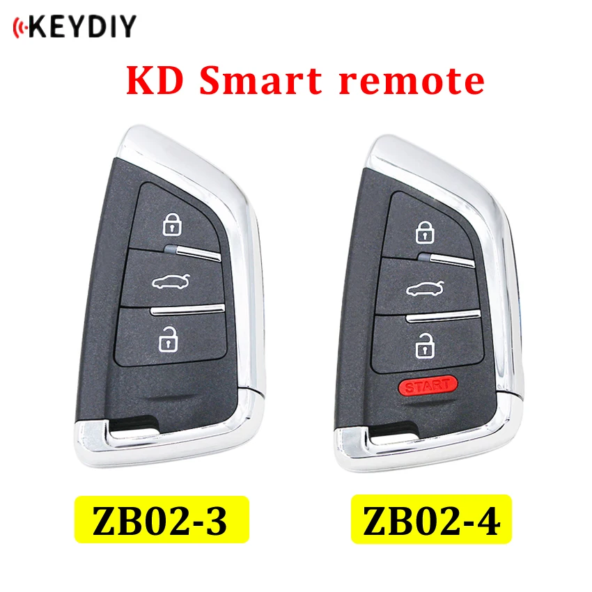 Универсальный ZB02-3 ZB02-4 KD дистанционный смарт-ключ для KD-X2 KD900 URG200 мини KD Автомобильный ключ Дистанционная замена подходит более 2000 моделей
