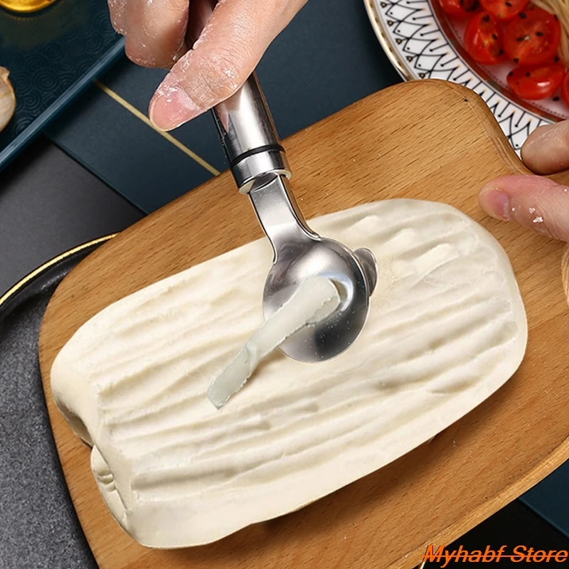 Household Stainless Steel Noodles Slicer Manual Chinese Noodle Making Tool DIY Pasta Maker Machine Pasta Dough Roller Cutter