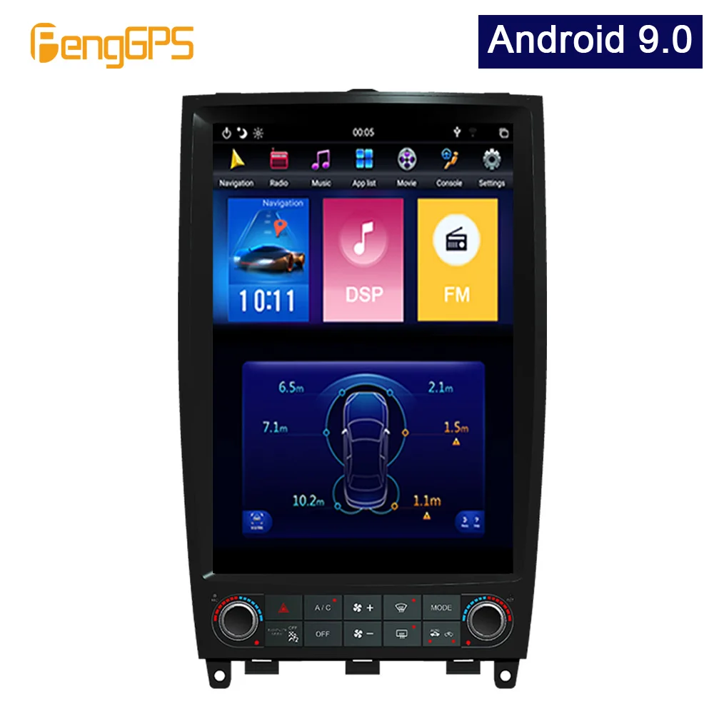 4G+ 64G Android 9,0 автомобильный gps-навигация, dvd-плеер для Infiniti QX50- Tesla стиль 10,4 дюймов головное устройство