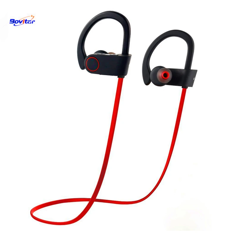 Bovitar Q6 New Bluetooth Earphone IPX5 waterproof wireless Headphones sports earbuds with mic for iPhone xiaomi Huawei oppo vivo