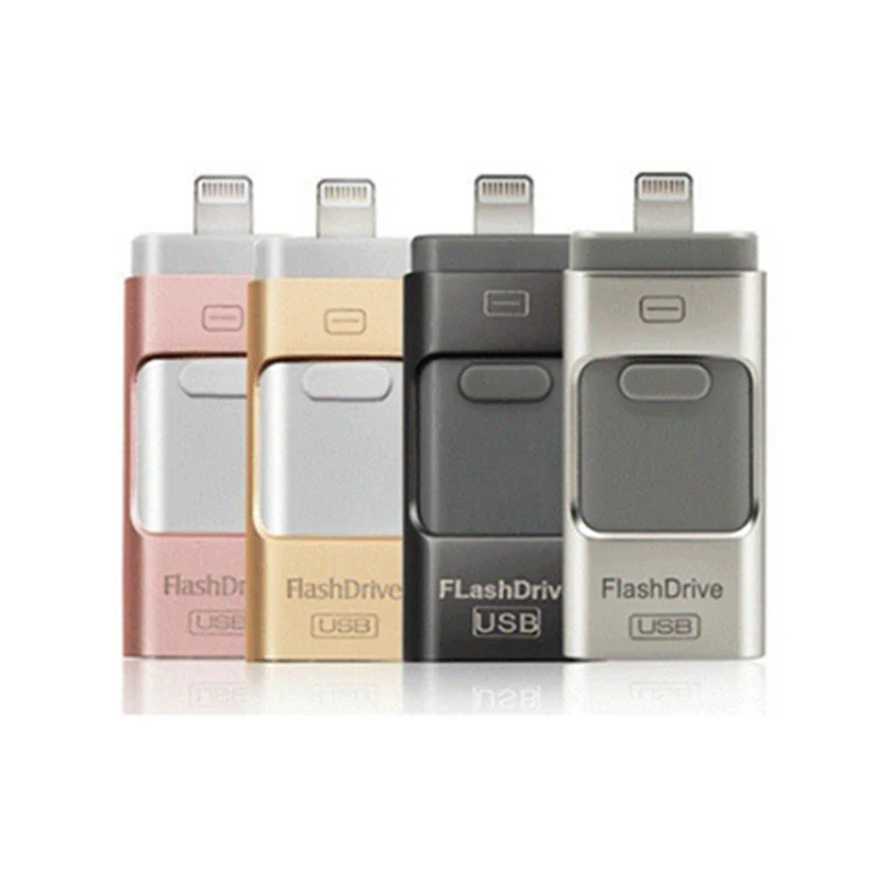 USB 3.0 флеш-накопитель для iPhone X/8/7/ipad 3 0 Гб 256 ГБ 64 32 16 8 | Компьютеры и офис