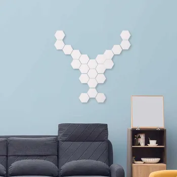 

New LED quantum lamp Modern DIY Night Light LED Hexagonal Lamp creative decoration wall lampara