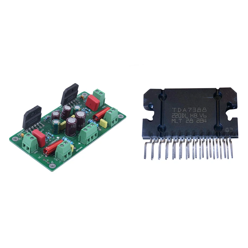 Усилитель мощности Hifi LM3886TF в сборе 68 Вт + 2 шт. с усилителем TDA7388 | Электроника