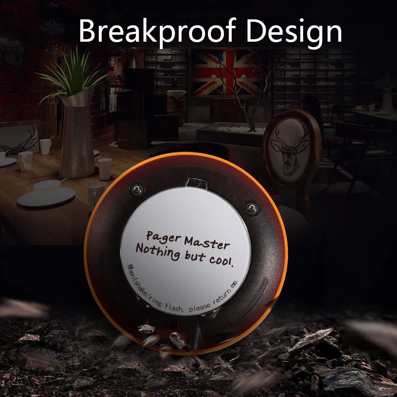 Wireless Restaurant Pager System Wireless Calling System 30 Beepers For Food Truck Cafe Bar Waterproof and Breakproof