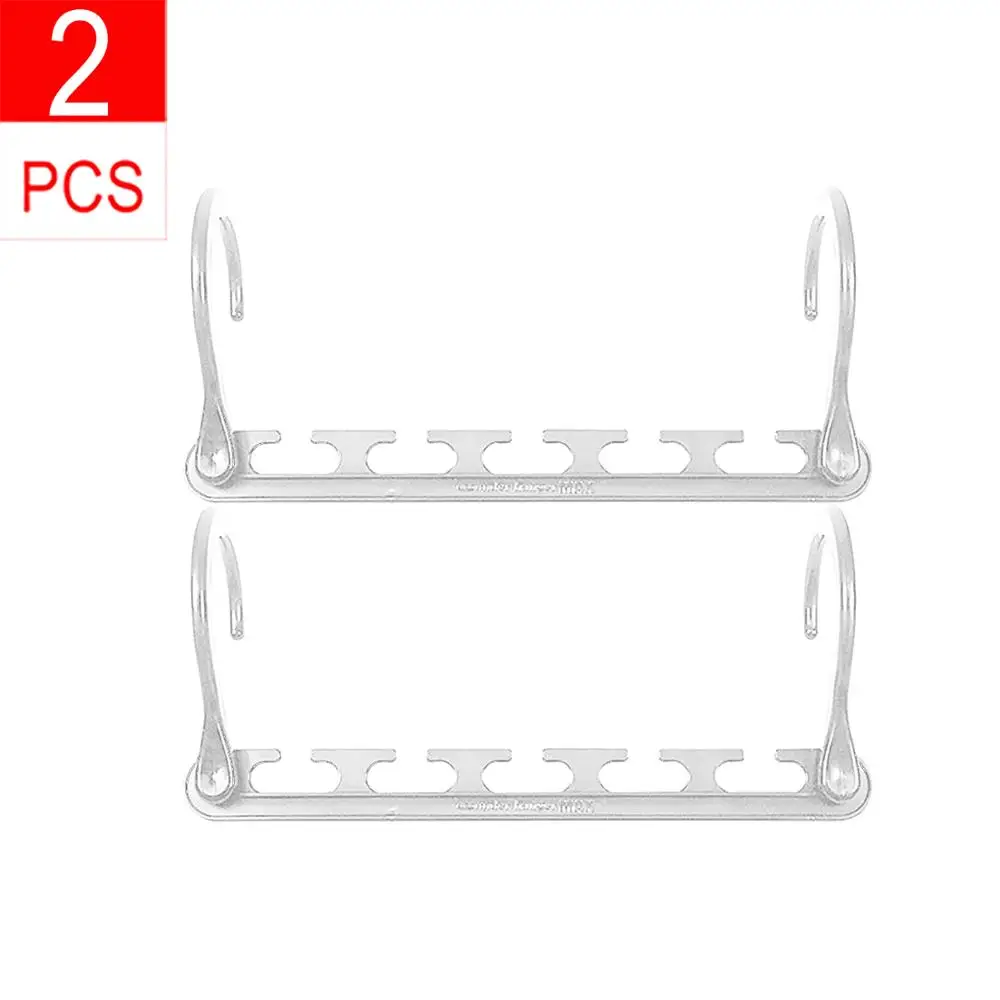 Многофункциональные каскадные вешалки для шкафа для одежды, Волшебная Экономия пространства, Kledinghanger, органайзер для шкафа, вешалка, Kleerhanger, 2 шт - Цвет: 2 pack White