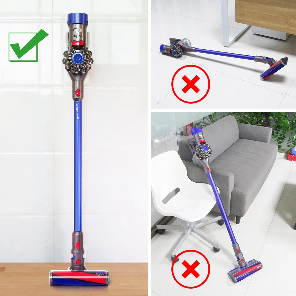 Liboer-Wall-Holder-for-Dyson-Vacuum-Cleaner-Plastic-Storage-Holder-Organizer-Holder-Compatible-with-Dyson-V7 (1)