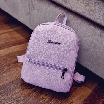 

Fashion Leather Backpack mochila Casual school bags for teenage girls Satchel Women Shoulder Travel Backpack mochila feminina