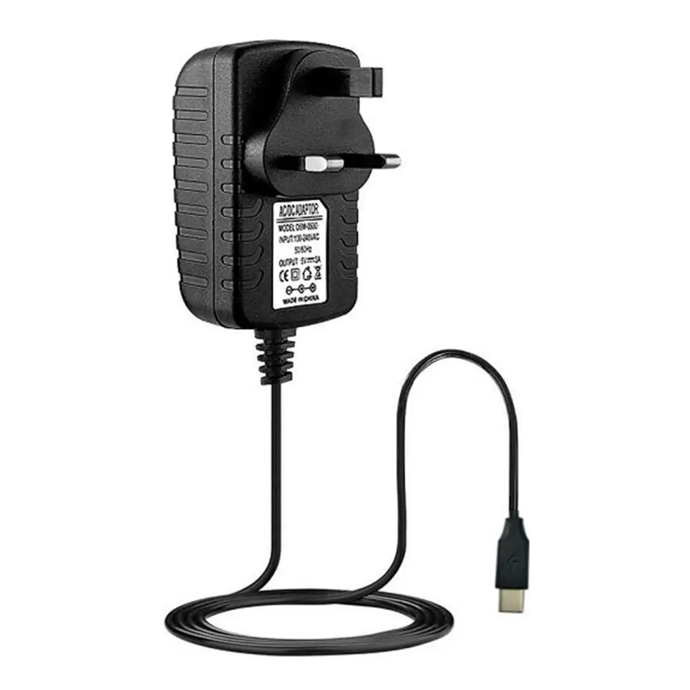 UK 5 в 3 А тип-c USB AC/DC настенное зарядное устройство адаптер питания шнур для Raspberry Pi 4 Модель B адаптер питания - Название цвета: UK