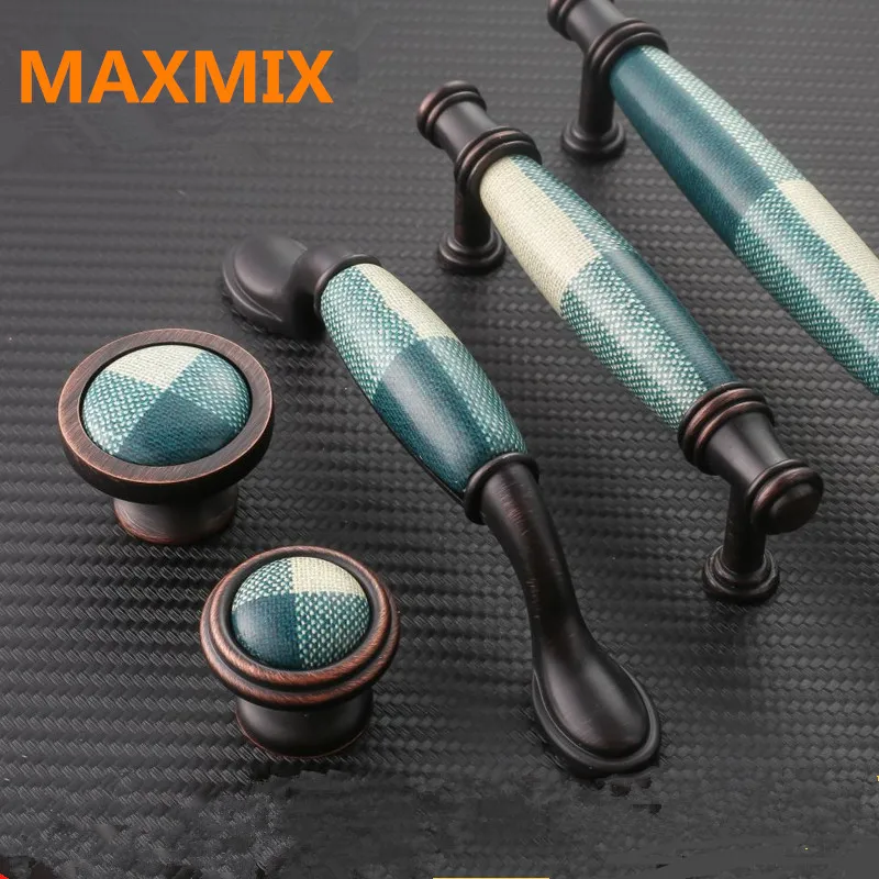MAXMIX европейские Вертикальные Ящики ручки для кухонного шкафа и керамические