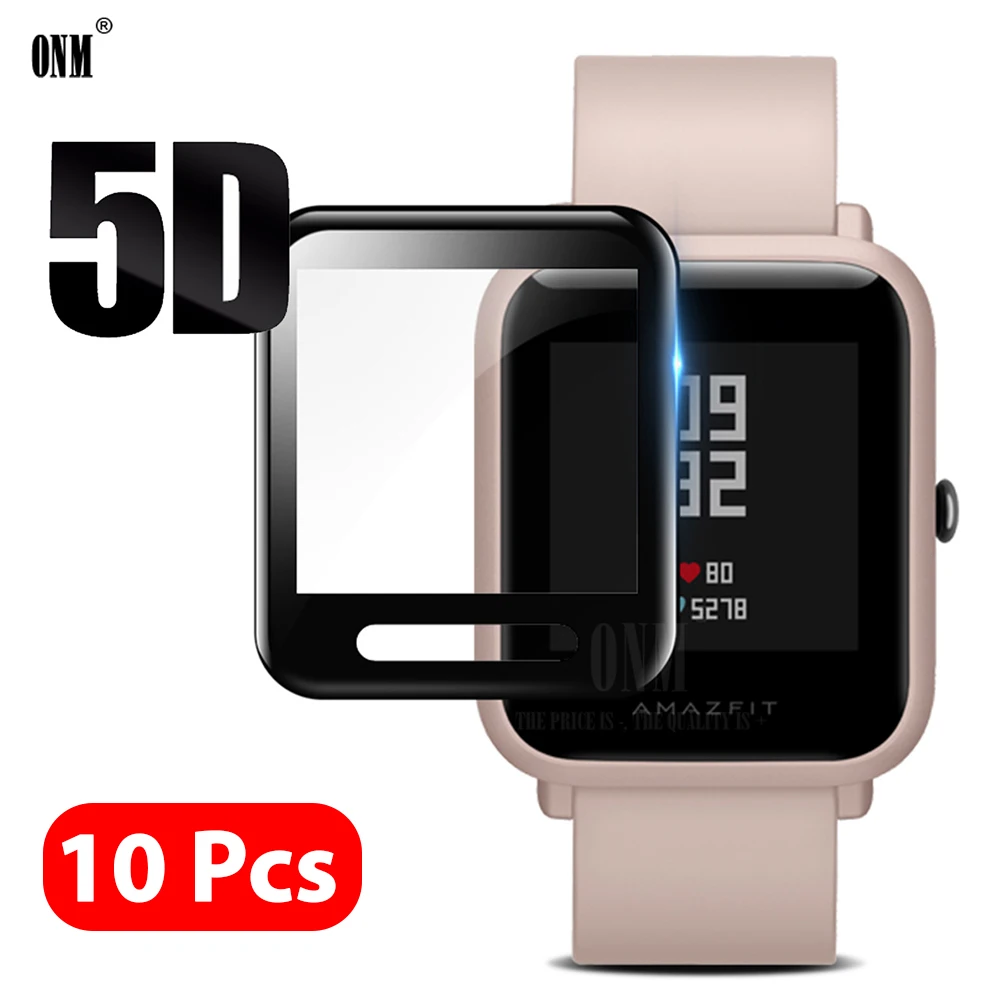 10 шт. Защитная пленка для экрана с полным покрытием Huami Amazfit Bip & lite аксессуары