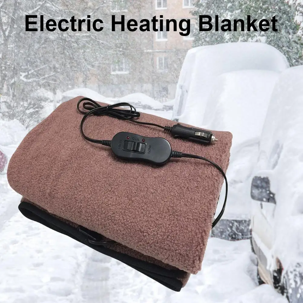 110*70 см автомобильное Отопление Одеяло зимнее с подогревом 12 в энергосберегающее теплое Авто электрическое одеяло для автомобиля дома постоянная температура