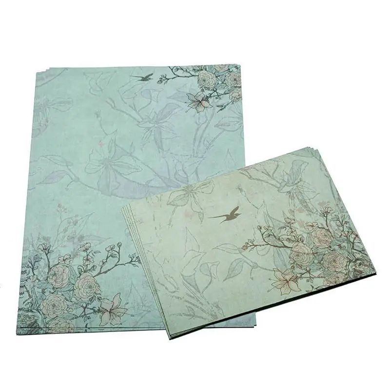 

40 Sheet Vintage Stationery Sets with Envelopes for Writing Letters