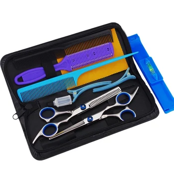 

9 PCS/set Professional Hair Cutting Scissors Set Barber Set Hair Cutting Shears Set Hairdressing Scissors Kit