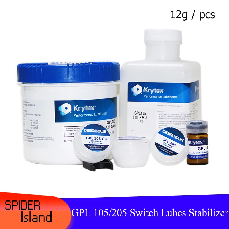 Dupont-Interruptor de teclado mecánico 205 G0, estabilizador, lubricante, Krytox, GPL105, 205