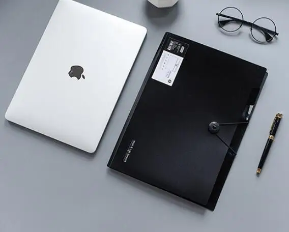 Black 5 Pockets A4 папка Биндер офисные органайзеры 5/8/12 кармашков PP Органайзер документов папка для документов модный белый черный Цвет и пряжками; летние сандалии на плоской подошве - Цвет: Black 5 Pockets
