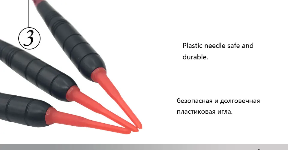 Easytoday 3Pcsset Darts Professional Sports Supplies Red Soft Tip Darts Metal Barrel Darts Shafts Aluminum Flight Tail wing (3)