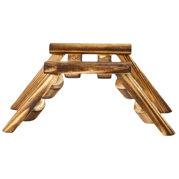 

1Pc Mouse Ladder Lovely Climb Bridge Funny Wood Bridge Mouse Ladder Supply Hamster Ladder for Playing Mouse Toy Hamster