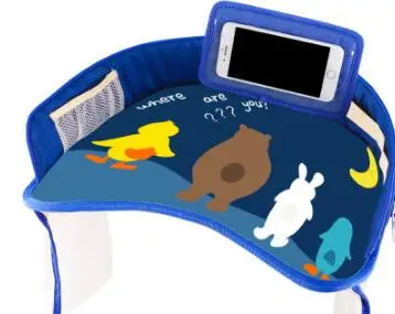 Автомобильное безопасное сиденье детские игрушки для хранения HolderBaby автомобильный подстаканник тарелки портативная водостойкая картина стол для еды для детей - Цвет: 5