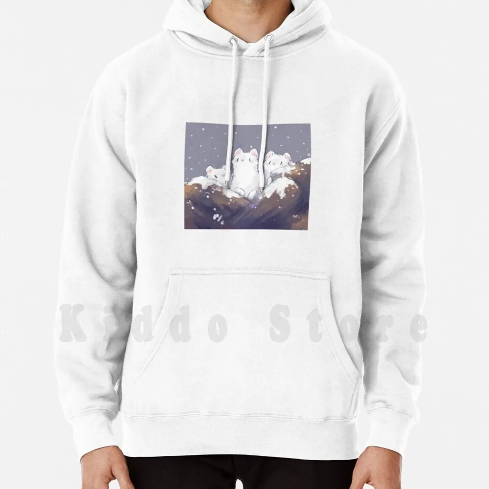 

Ermines hoodies long sleeve Ermine Ferret Weasel