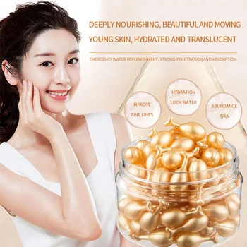 

30 Pcs/Bottle Brand Hyaluronic Acid Essence Capsules Natural Anti-Wrinkle Ageless Whitening Cream Pro Serum Spot Acne Removal