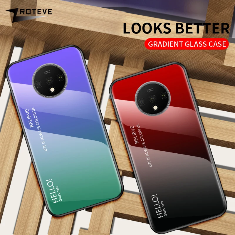 ZROTEVE Cover For OnePlus 5 5T 6 6T 7 7T Pro Case Glass One Plus Back T |