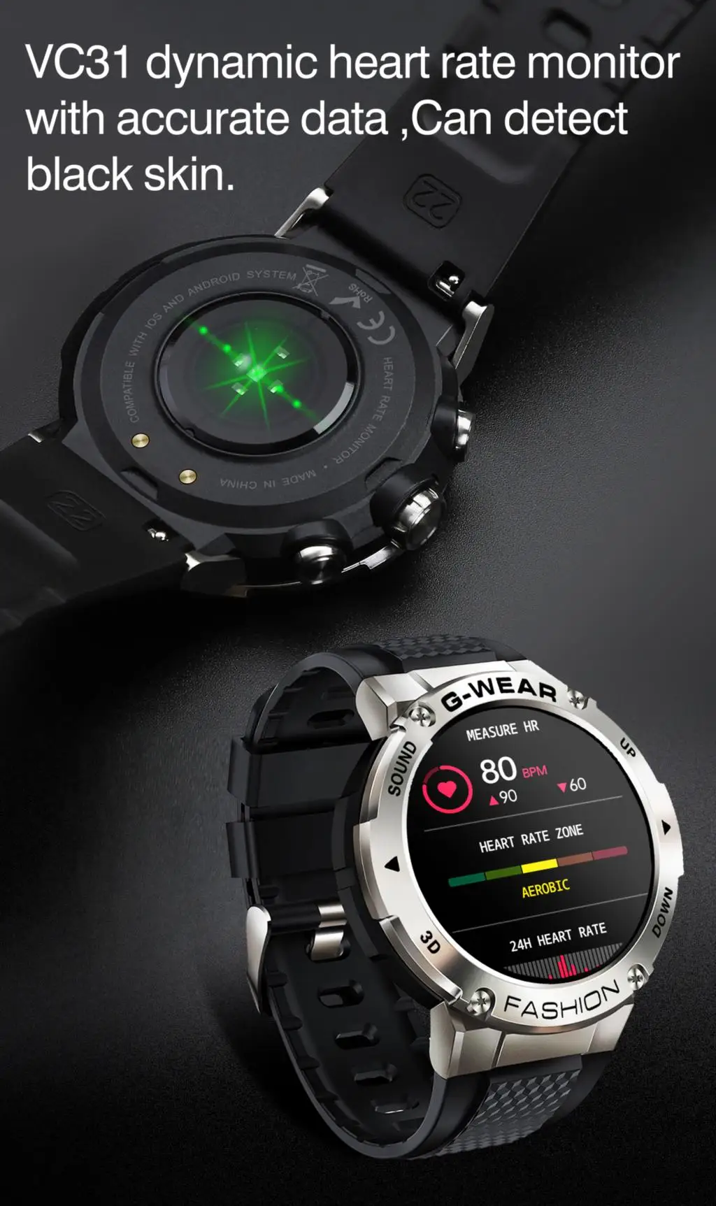 K28H Smart Watch Men BT Phone Call Customize Faces Music Sports Fitness Tracker Super Long Standby Smartwatch For Android IOS