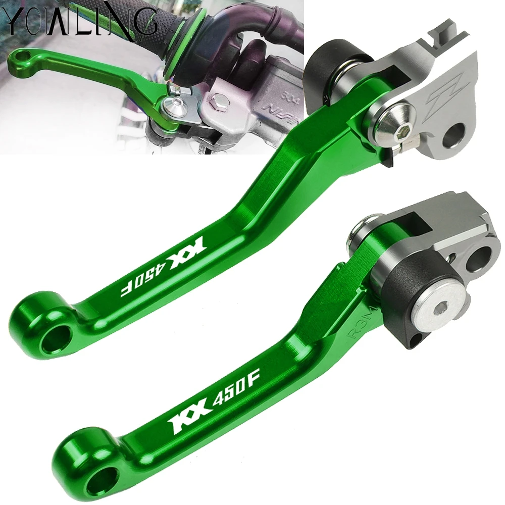 

For Kawasaki KX 450F KX450F 2006 2007 2008 2009 2010 2011 2012 Motorbike CNC Dirt Bike handle Levers Folding Brake Clutch Lever