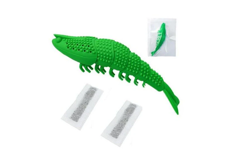 shrimp Собака Кошка игрушечная зубная щетка Интерактивная забавная игрушка для котенка стиль Pet кошки жевательные игрушки милые в форме креветки зубы Чистящая палка - Цвет: shrimp