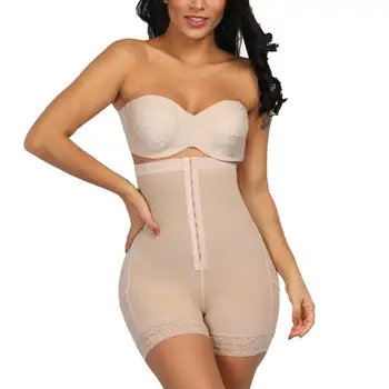 

women shapewear High Waist Butt Lifter Slimming Tummy Control Panties Hooks for Postpartum Recovery Underwear Plug Size