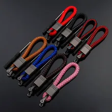 Ткацкий Автомобильный Брелок пряжка подковы металлический кожаный ремешок брелок аксессуары для hyundai Genesis Tiburon I20 BMW E36 E46 E39