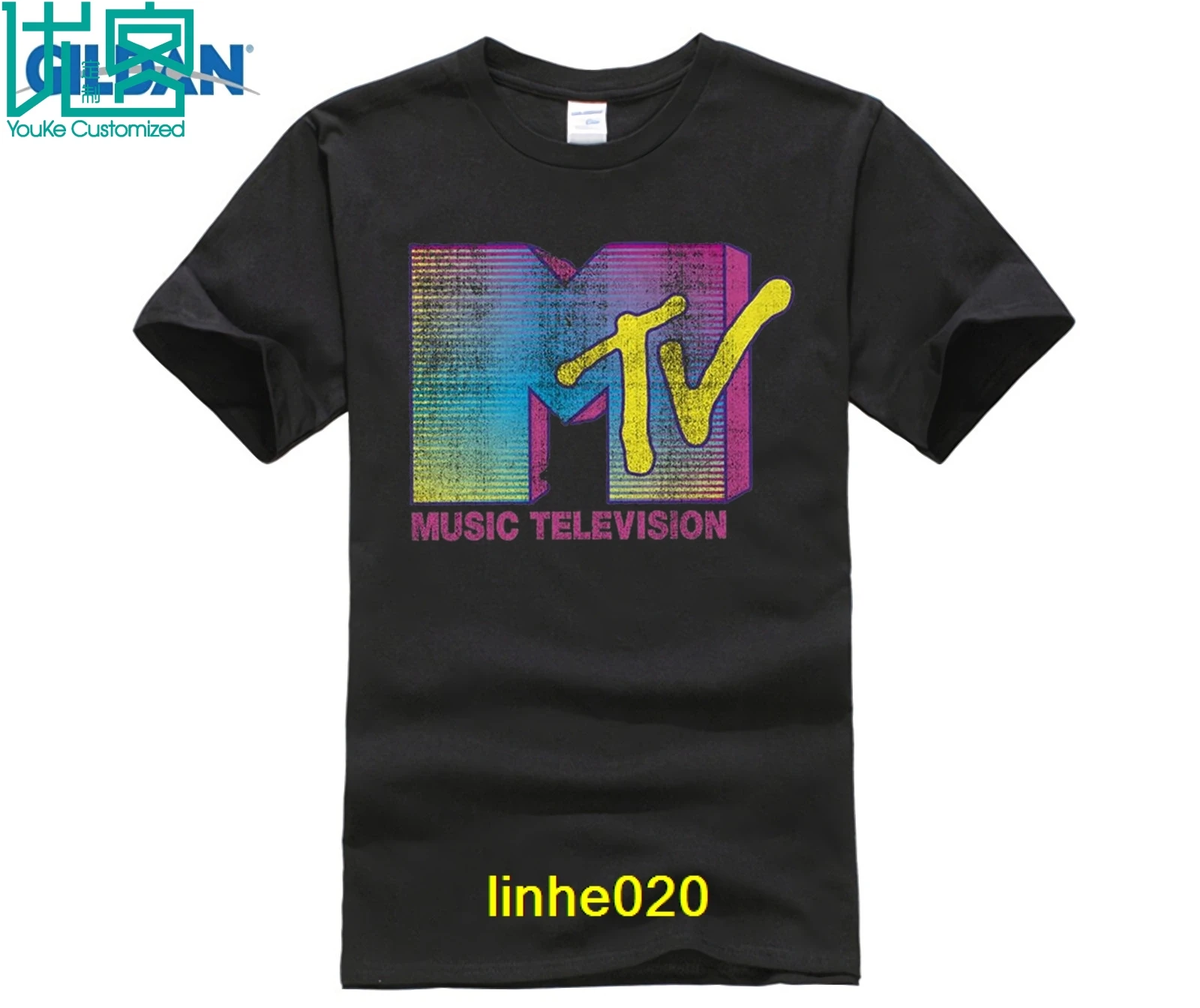 DIY стильные мужские футболки с круглым вырезом летние модные Mtv в полоску