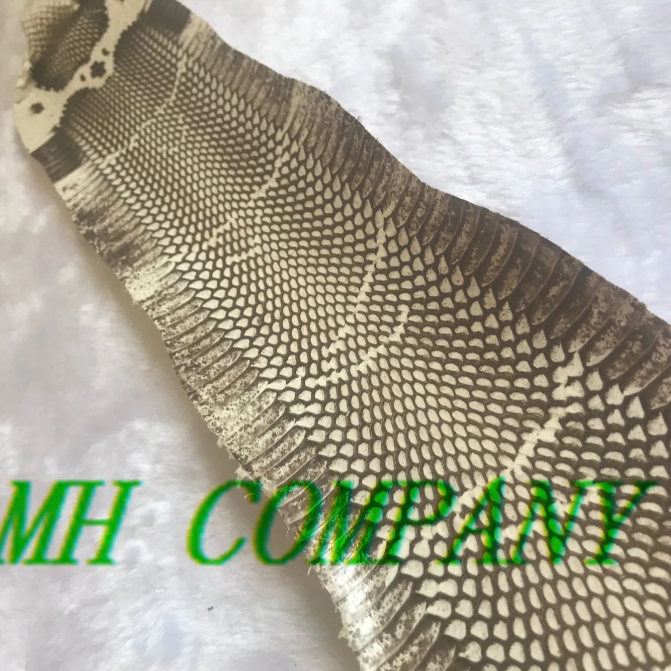 CS001 Natrual цвет Кобра змеиная кожа для изготовления поясной сумки обуви