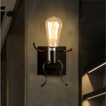 

Creative living room children's room decoration bedside stairs kids wall lamp personality iron machine villain sconce YHJ020517