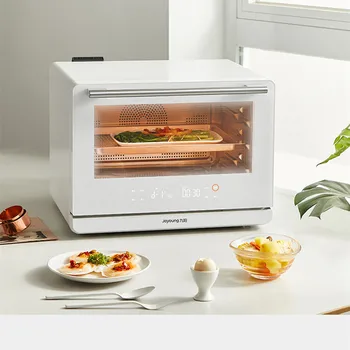 Cheap 220V 26L Electric Steam Oven Baking Machine Automatic Electric Food Bread Cake Pizza Oven With Auto Cleaning And Sterilization