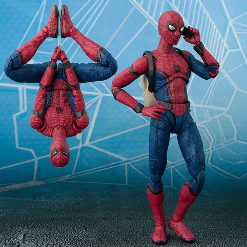 Фигурка Человека-паука SHF 15 см с рюкзаком | Игрушки и хобби