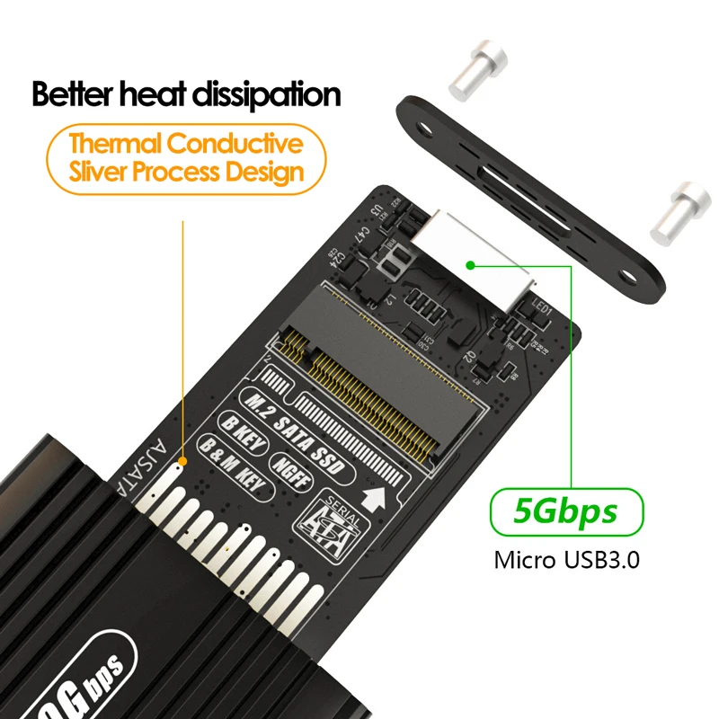 Adaptador de disco rígido, usb ssd de