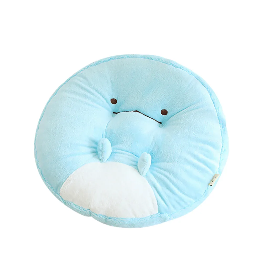 Роскошные мягкие подушки для сиденья кресла декор подушки милые животные круглая подушка# C - Цвет: Light blue