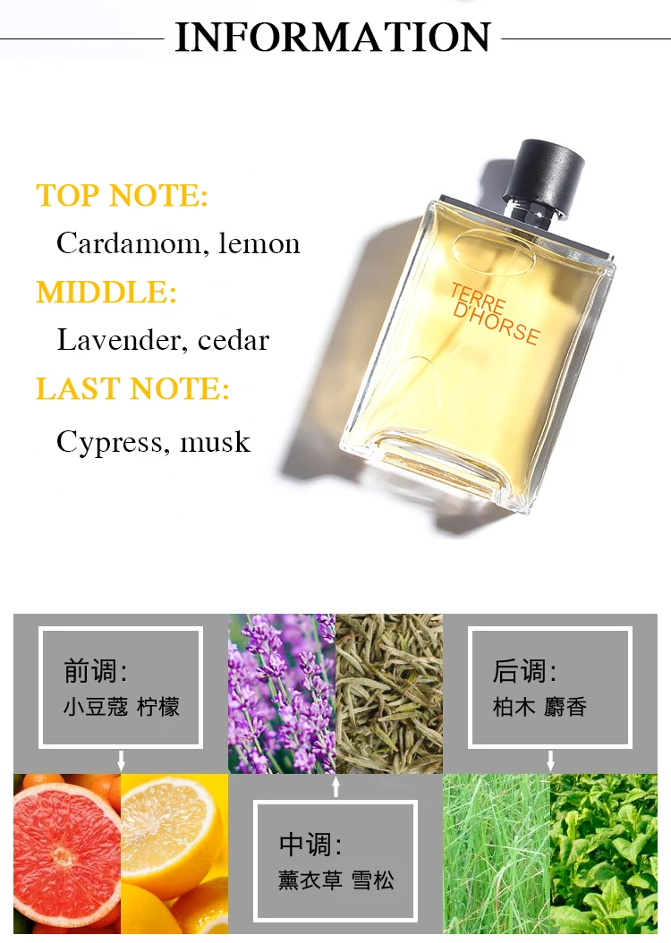 JEAN MISS 100 мл парфюм для джентльменов, Портативный Классический парфюм для одеколона, мужской стойкий ароматизатор, стеклянный флакон для духов M46