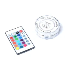 16 цветов RGB светодиодный свет база с пультом дистанционного управления для трубка для кальяна Кальян наргиле KTV бар вечерние наружные украшения