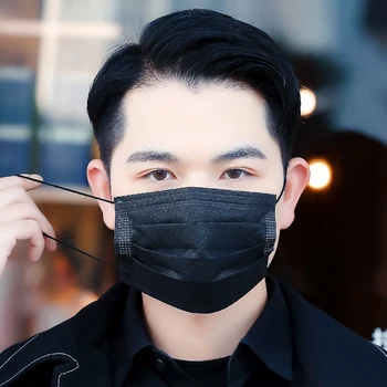 

Anti-Pollution 3 Laye Mask dust protection Masks Disposable Face Masks Elastic Ear Loop Disposable Dust Filter Safety Mask