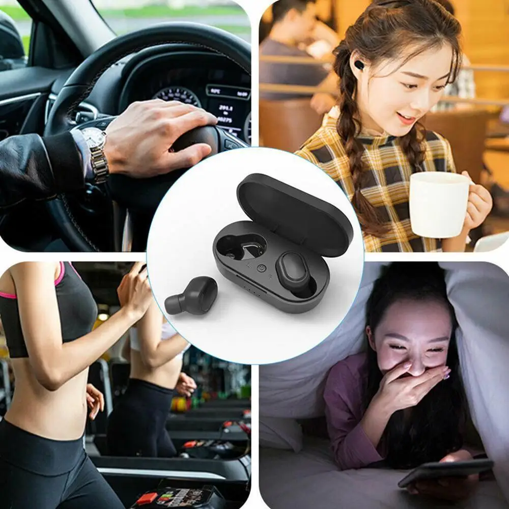 TWS Bluetooth наушники 5,0 настоящие Беспроводные наушники с микрофоном Handsfree AI управление для xiaomi Redmi наушники стерео гарнитура